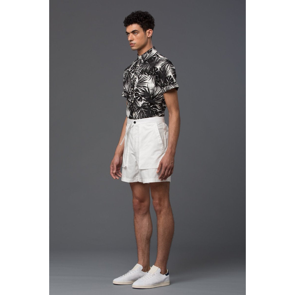 Carlos Campos White Cargo Shorts