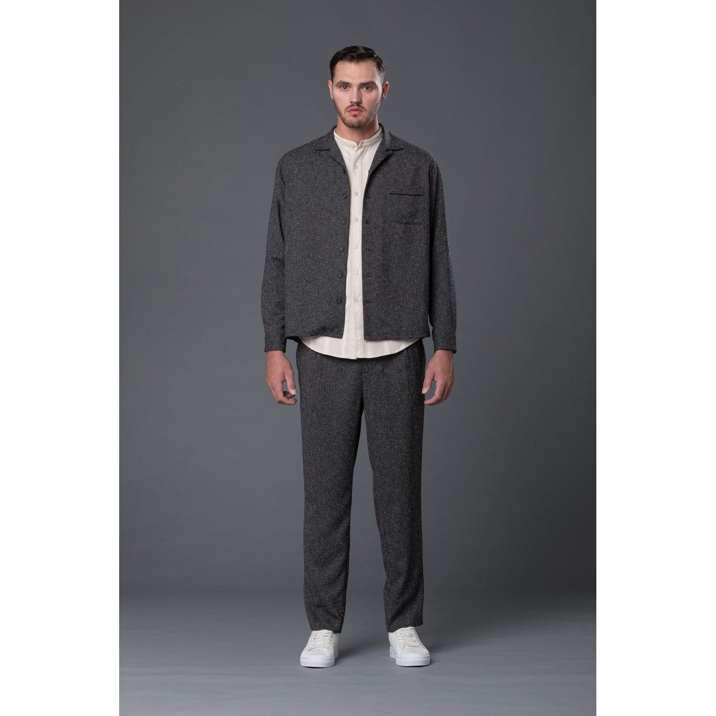 Krammer & Stoudt Grey Melange Shirt