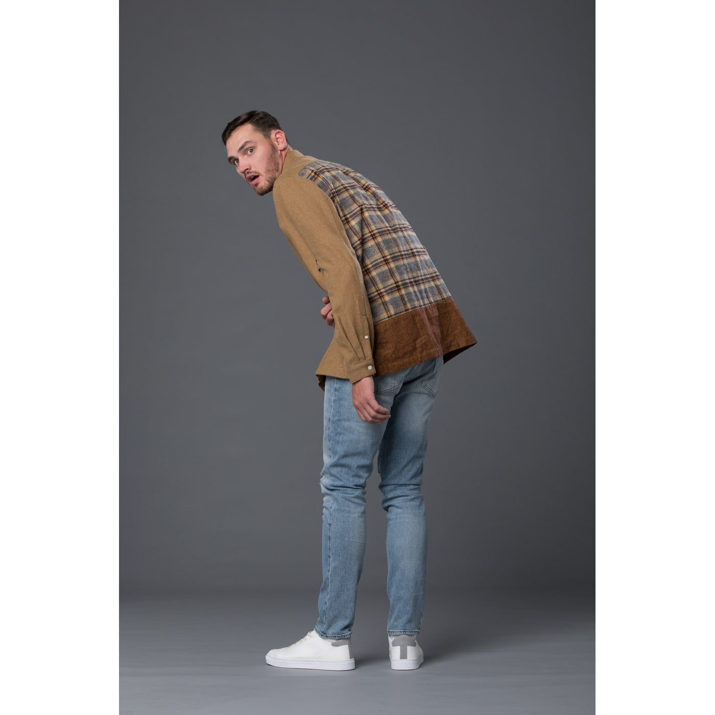 Grei New York Long Sleeve Straight Hem Boxy Shirt