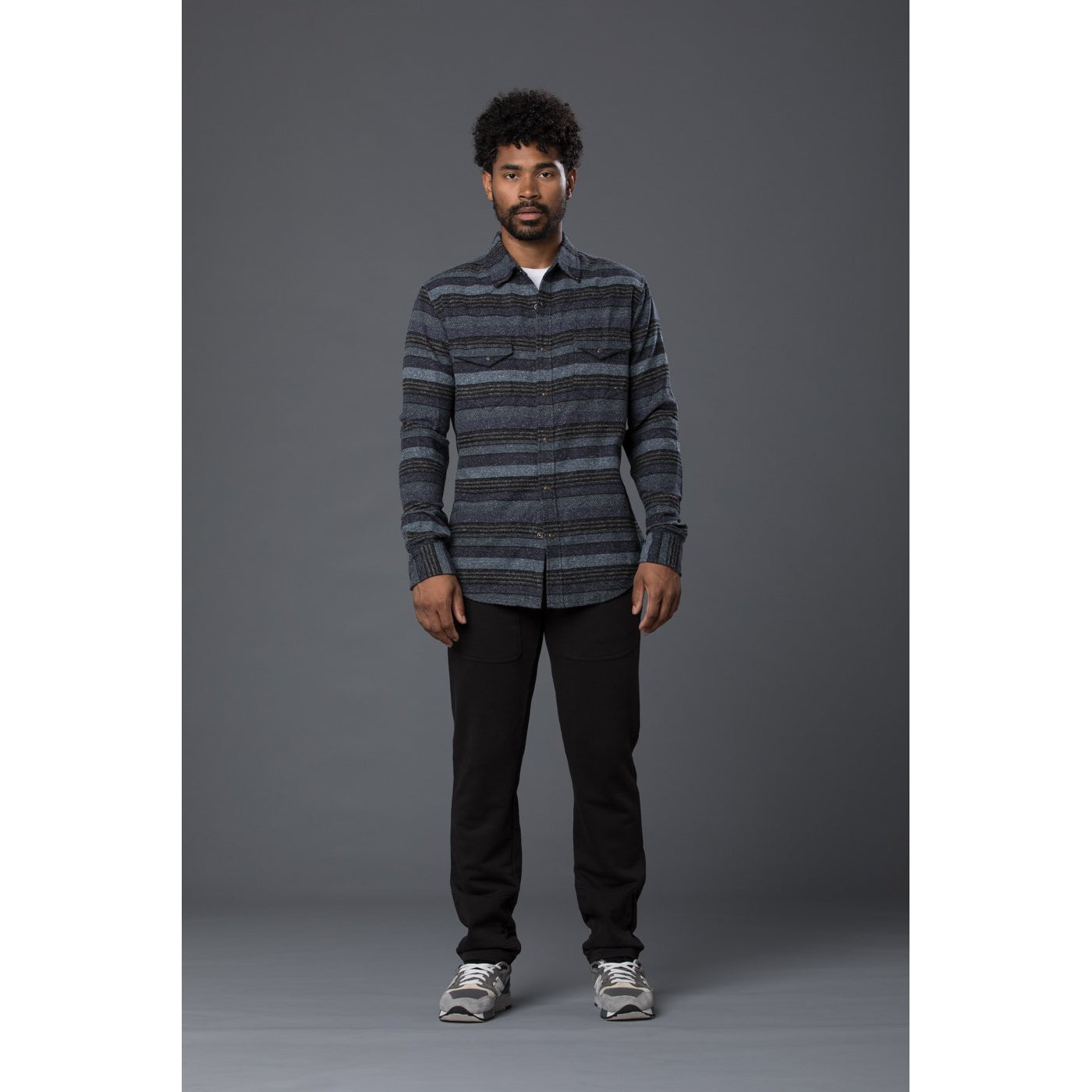 Krammer and Stoudt Striped Western Shirt