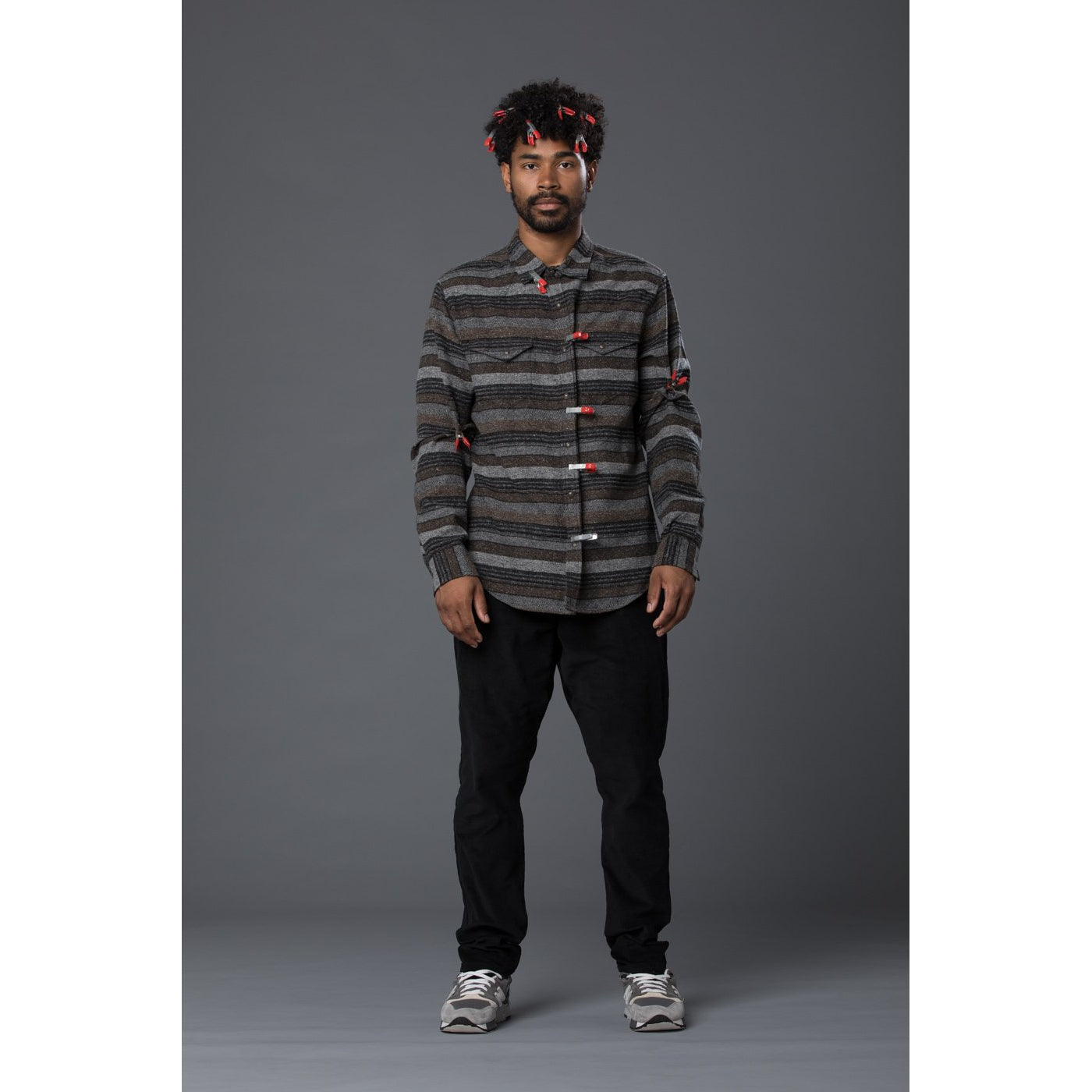 Krammer and Stoudt Striped Western Shirt