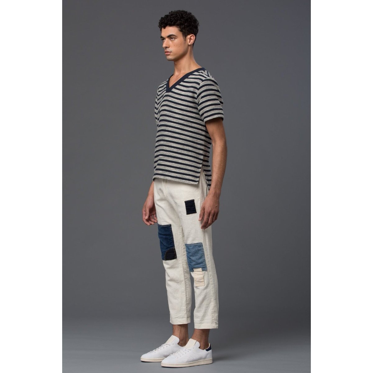 Thaddeus O'Neil Stripe Tee Shirt