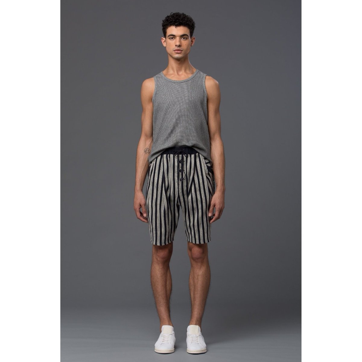 Thaddeus O'Neil Striped Shorts