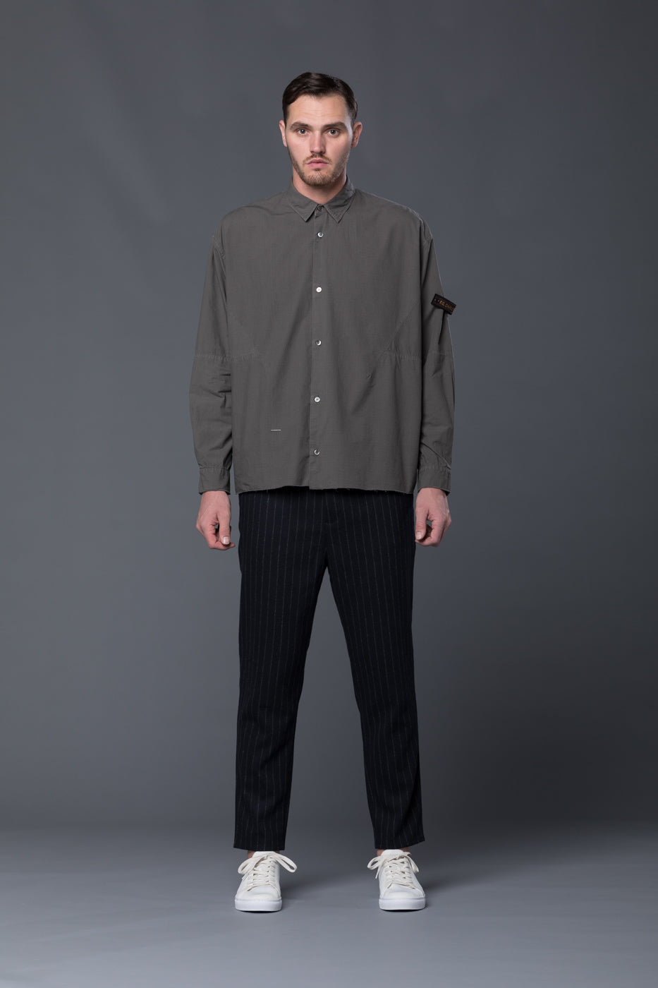 Robert Geller Button-front Karol Shirt