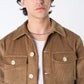 Graphia New York "Dean" Jacket in Fawn Brown 8-Wale Corduroy