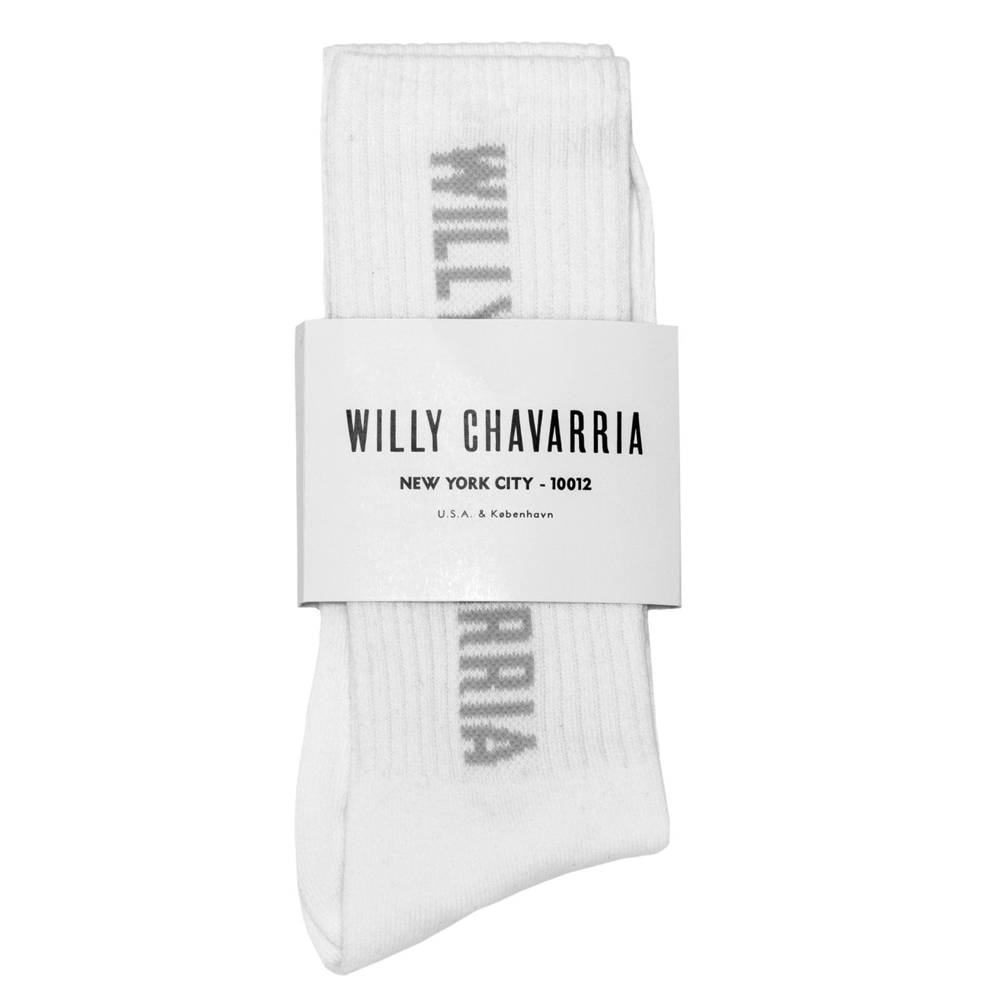 Willy Chavarria Willy Sock in White