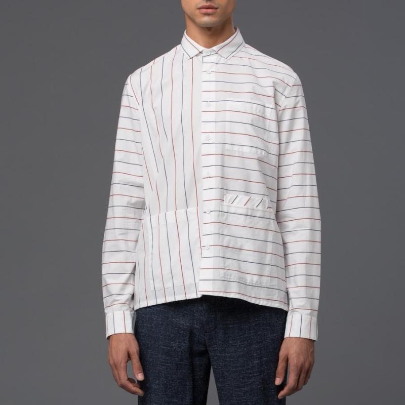 Ddugoff Striped Button Down