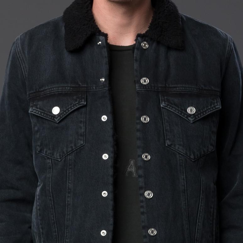 Buy Black Charcoal Jackets & Coats for Men by Mavi Online | Ajio.com