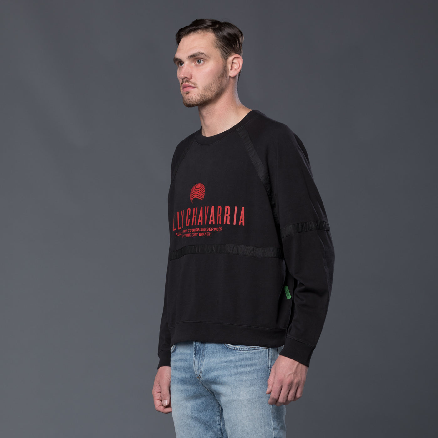 Willy Chavarria Battery Buffalo Long Sleeve Sweatshirt – THE ENSIGN